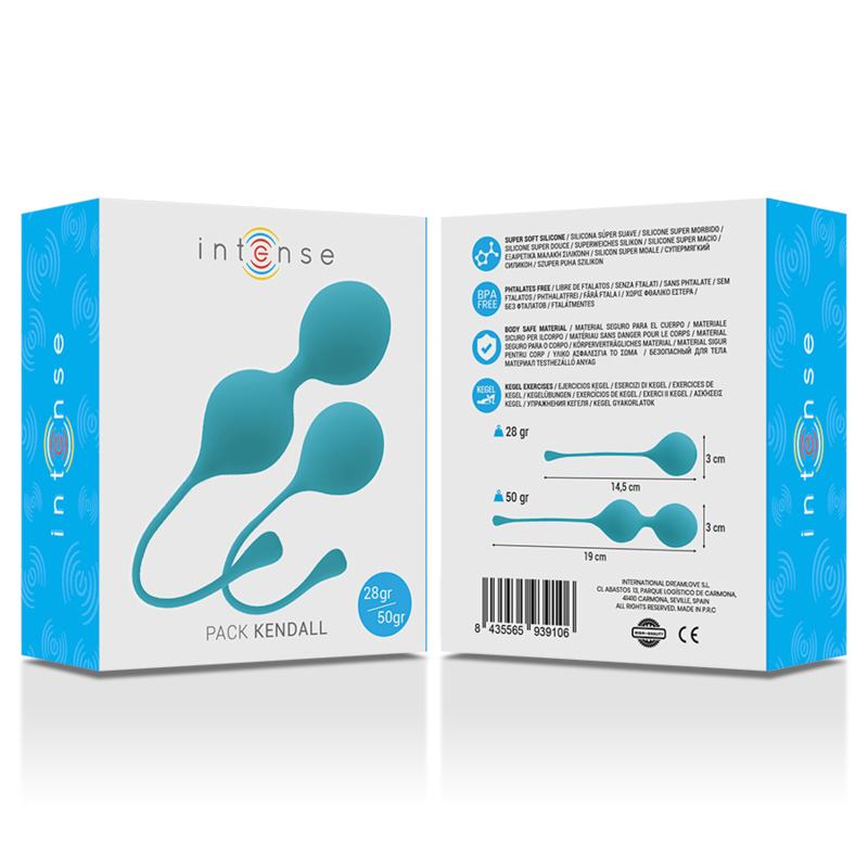 INTENSE - KEGEL BALLEN PAK KENDALL BLAUW