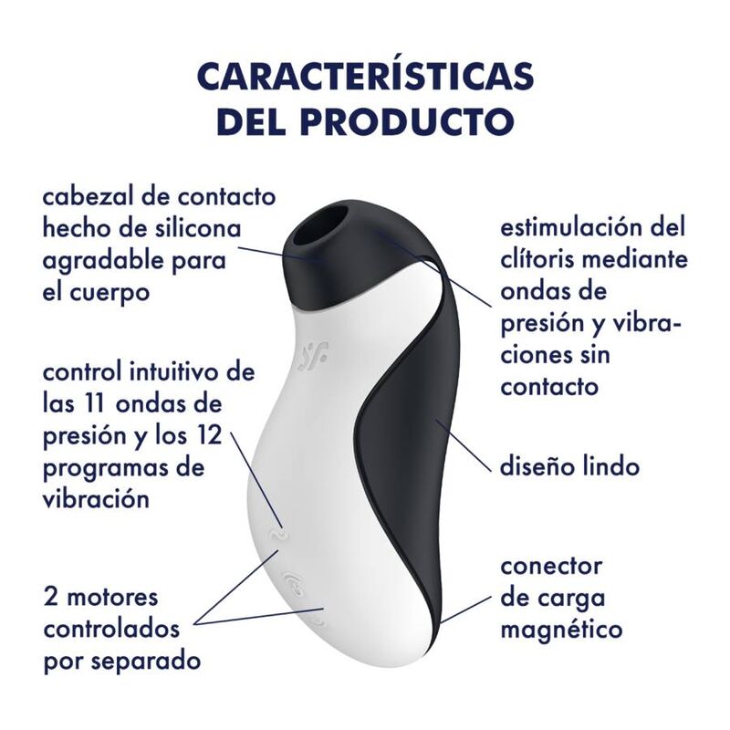 SATISFYER - ORCA AIR PULSE STIMULATOR + VIBRATIE