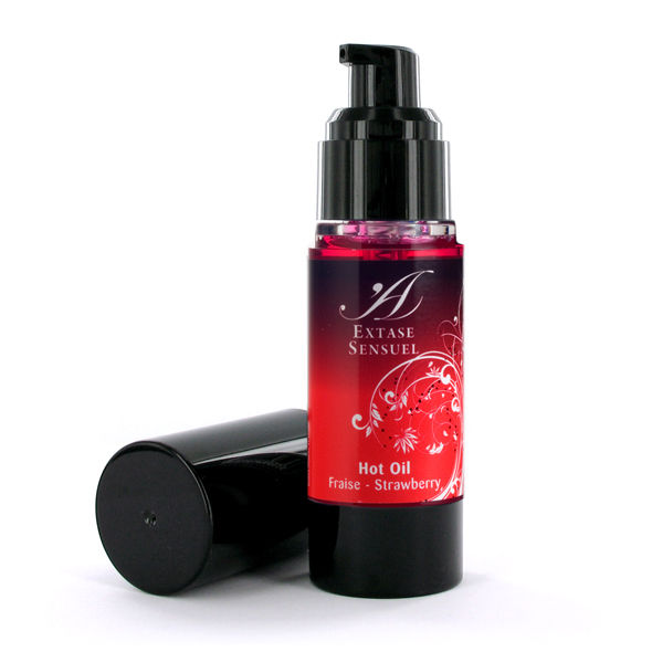 EXTASE SENSUAL - HUILE THERMIQUE STIMULANTE À LA FRAISE 30 ML
