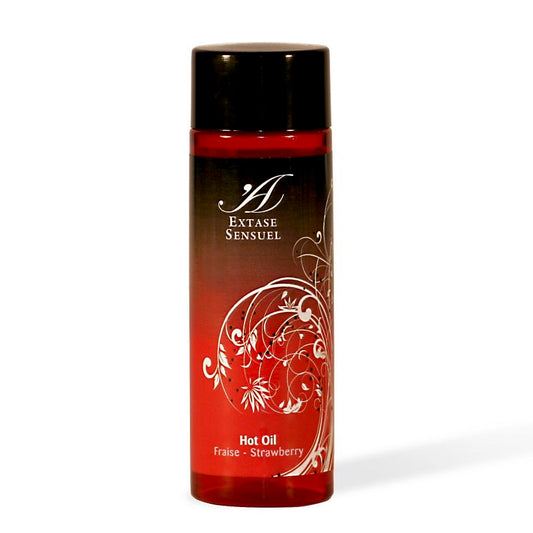 EXTASE SENSUAL - HUILE THERMIQUE STIMULANTE À LA FRAISE 100 ML