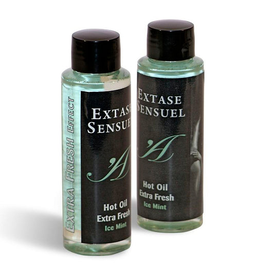 EXTASE SENSUAL - HUILE DE MASSAGE EFFET GLACE EXTRA FRAÎCHEUR 100 ML
