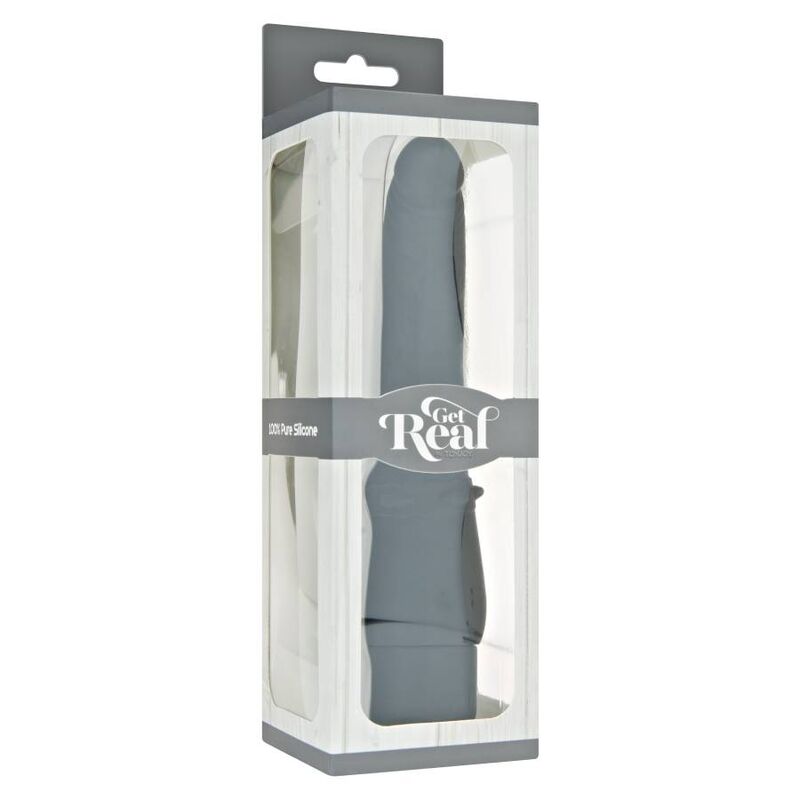 GET REAL - VIBRATEUR CLASSIQUE LISSE NOIR