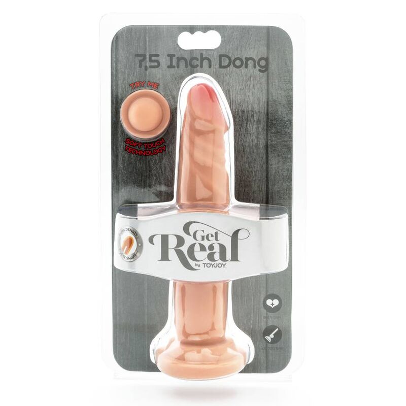 GET REAL - DONG DOUBLE DENSITÉ 19 CM SKIN
