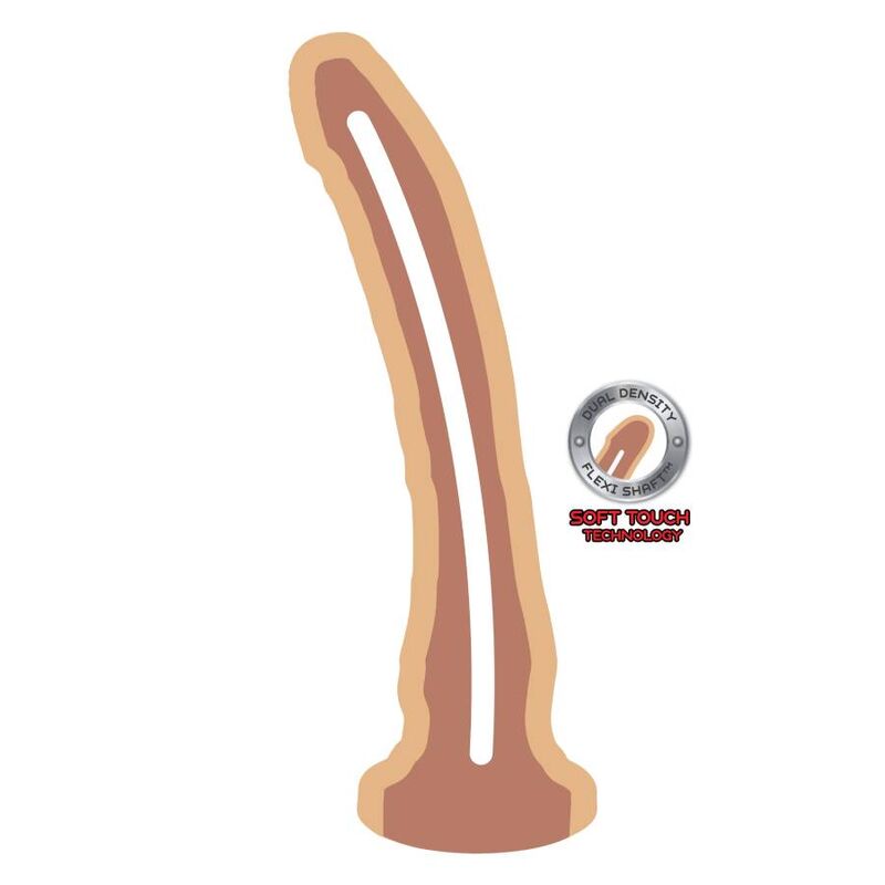GET REAL - DONG DOUBLE DENSITÉ 20,5 CM PEAU