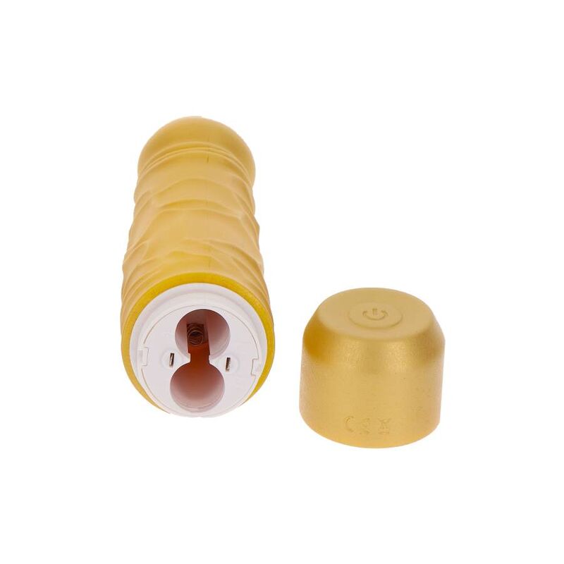 GET REAL - GOLD THICK ORIGINAL VIBRATOR GOLD