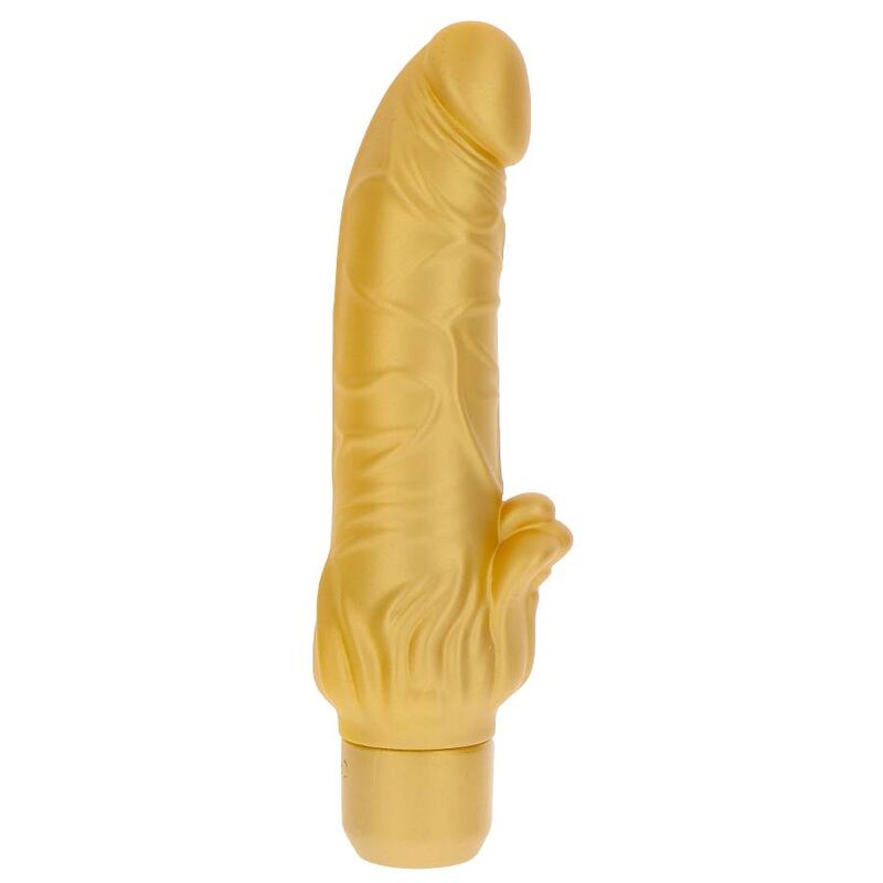 GET REAL - GOLD THICK STIM VIBRATOR GOLD