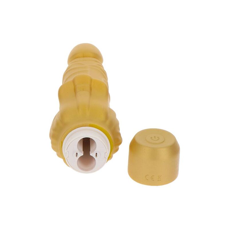 GET REAL - GOLD THICK STIM VIBRATOR GOLD