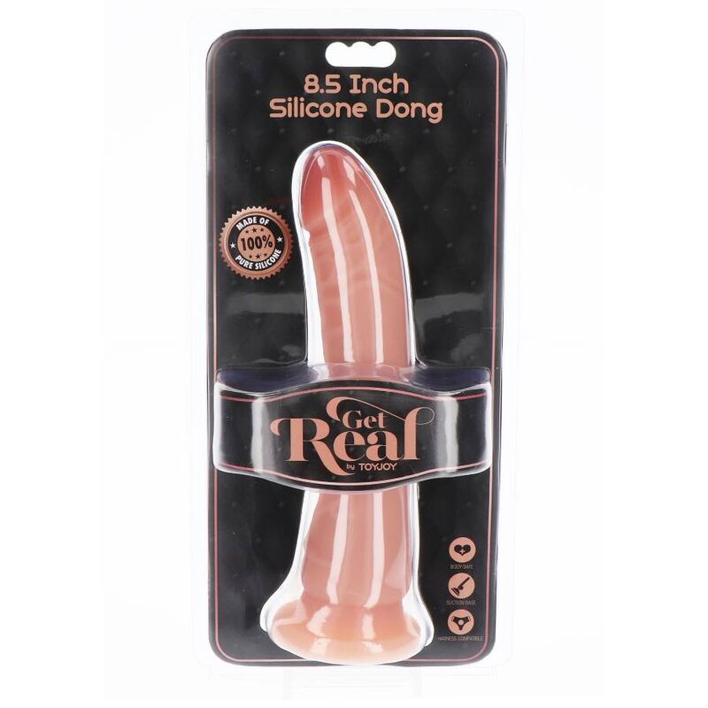 GET REAL - DONG EN SILICONE 21 CM PEAU