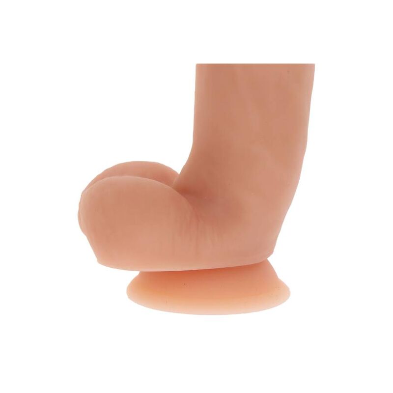 GET REAL - GODE EN SILICONE 18 CM AVEC BOULES DE PEAU