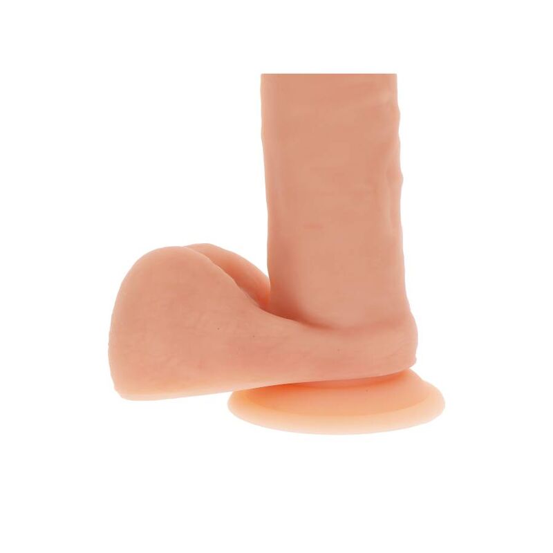 GET REAL - SILICONE DILDO 20.5 CM WITH SKIN BALLS
