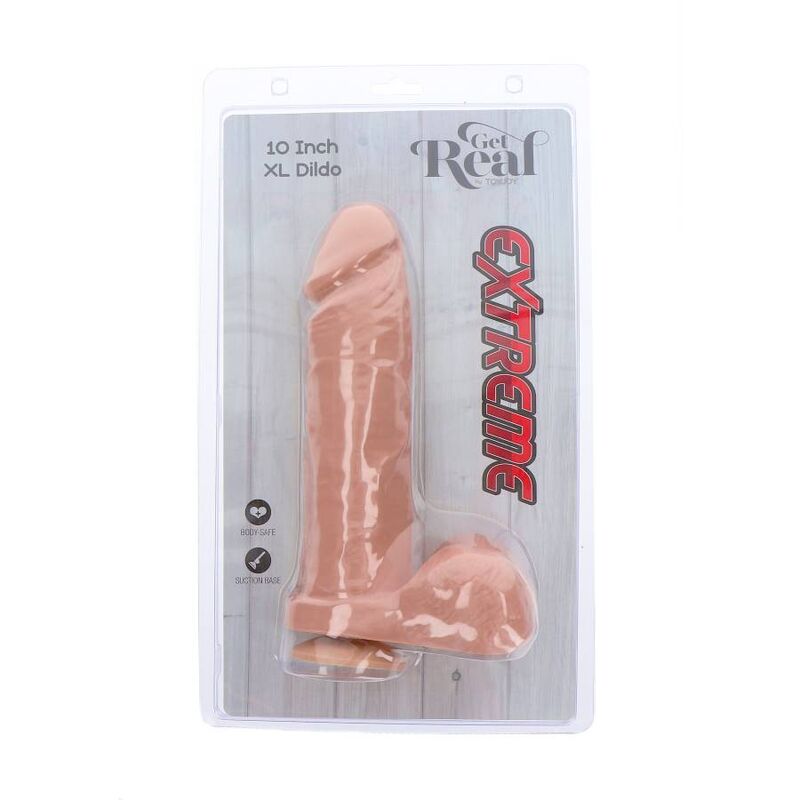 GET REAL - EXTREME XL DILDO 25,5 CM PEAU