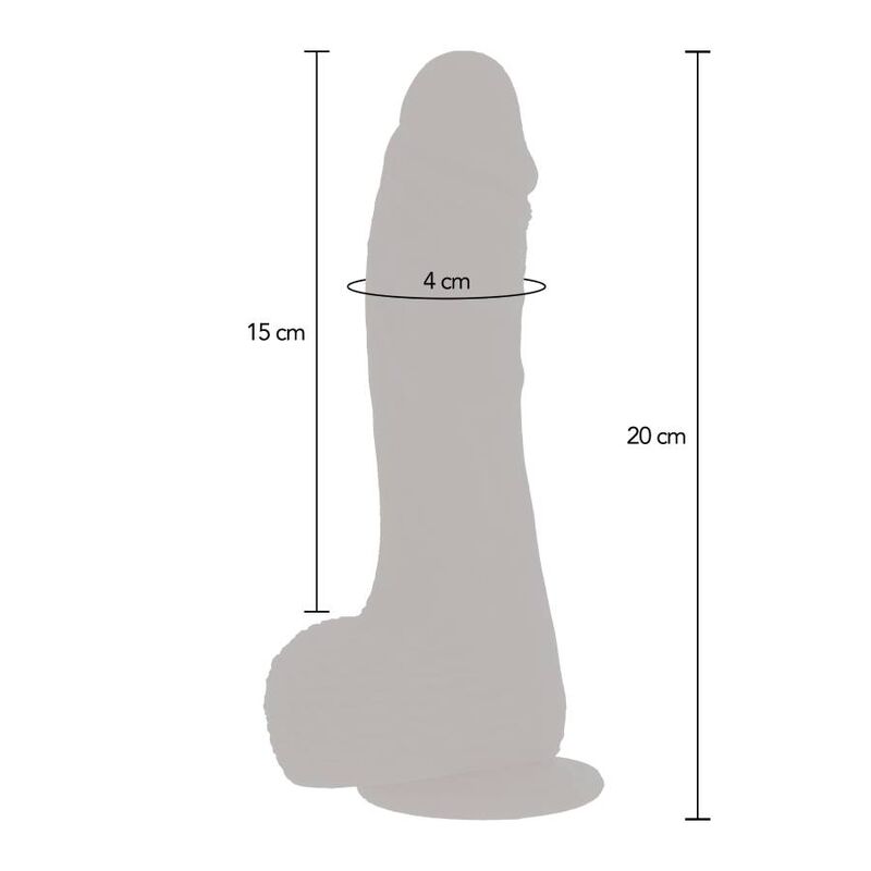 GET REAL - UP&amp;DOWN ROTATING VIBRATOR DILDO SKIN