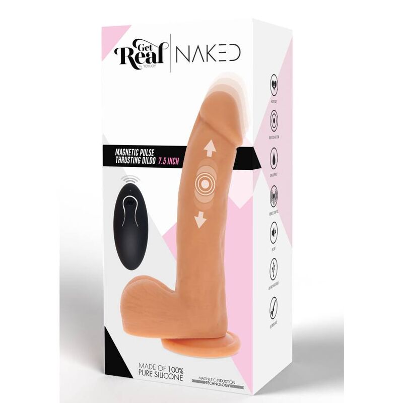 GET REAL - MAGNETIC PULSE CONFIDENT DILDO SKIN