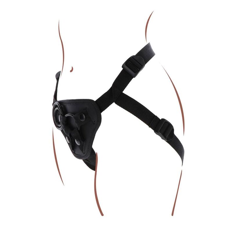GET REAL - STRAP-ON HARNAS ZWART