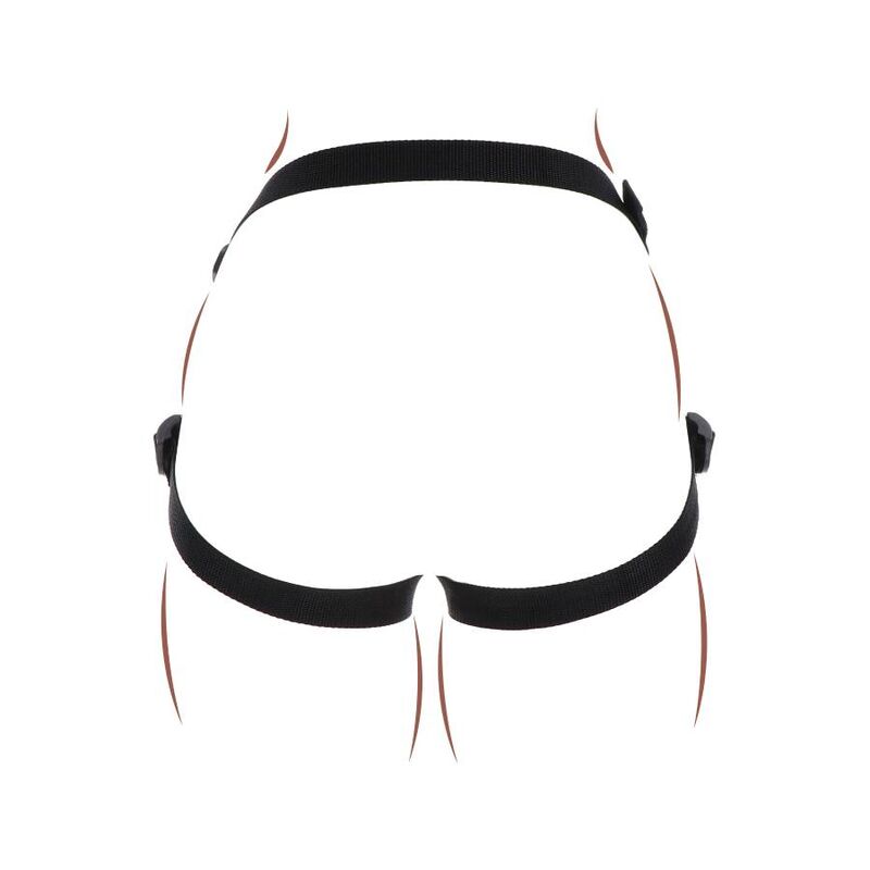 GET REAL - HARNAIS À SANGLE NOIR