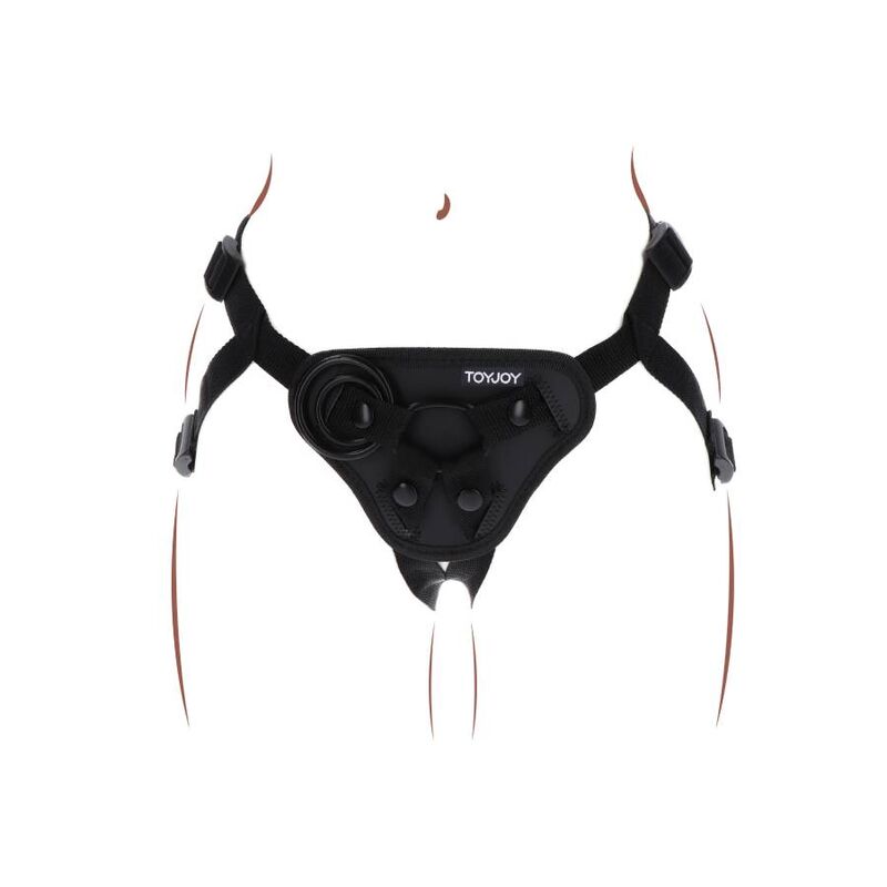 GET REAL - STRAP-ON HARNAS ZWART