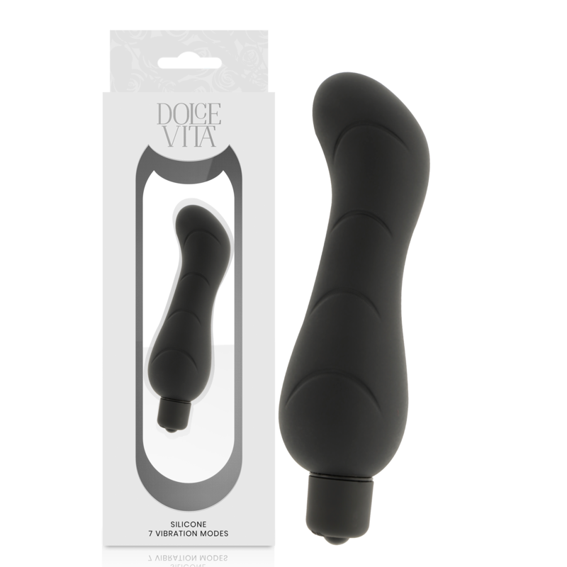 DOLCE VITA - G-SPOT ZWART SILICONEN