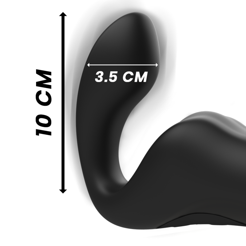 IBIZA - TRGERLOSER VIBRATOR MIT FERNBEDIENUNG UP & DOWN