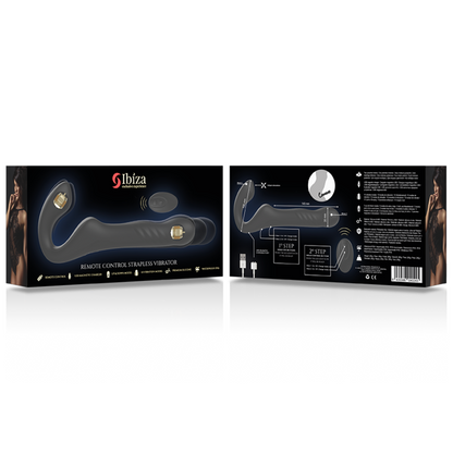 IBIZA - TRGERLOSER VIBRATOR MIT FERNBEDIENUNG UP & DOWN