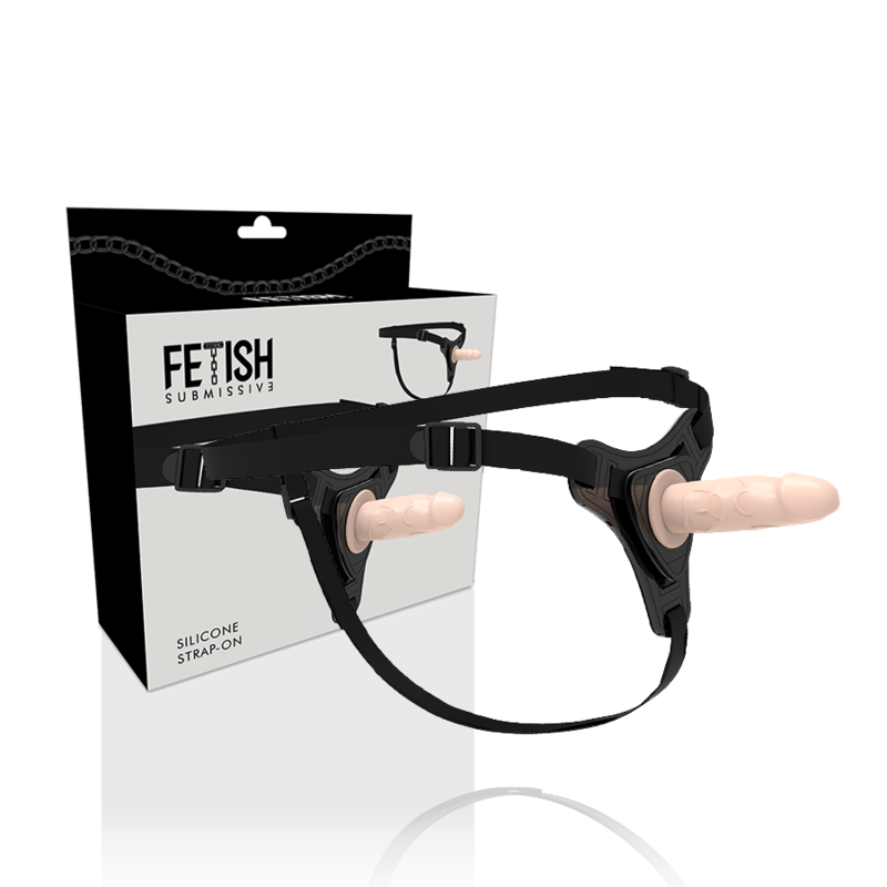 FETISH ONDERDANIGE HARNAS - SILICONEN VLEES REALISTISCH 12,5 CM