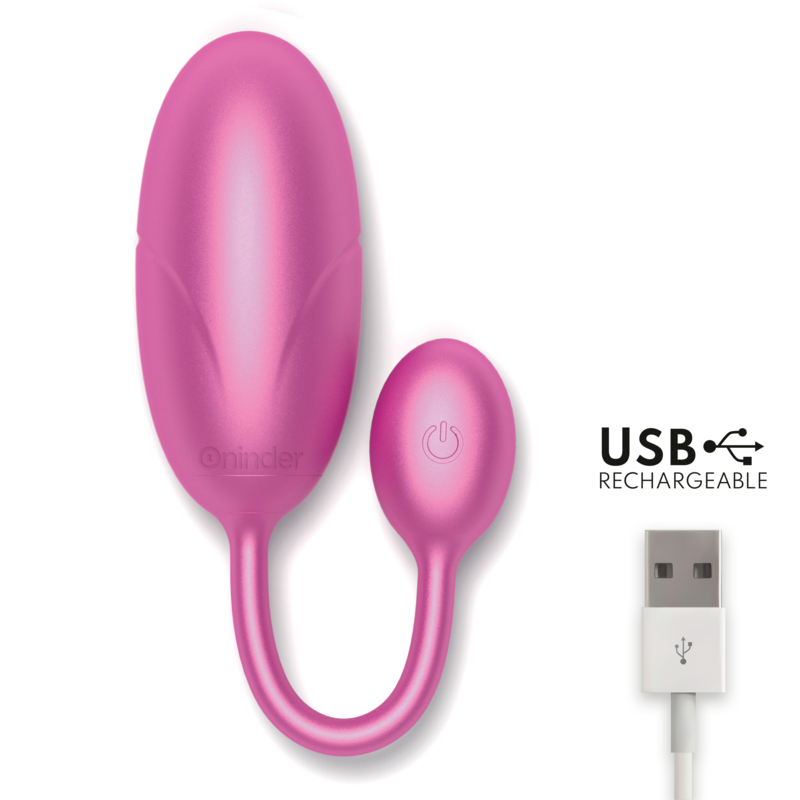 ONINDER - TOKYO VIBRATIE-EI ZWART 7,5 X 3,2 CM GRATIS APP