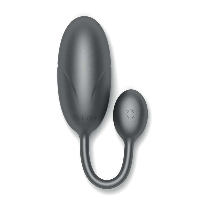 ONINDER - TOKYO VIBRATIE-EI ZWART 7,5 X 3,2 CM GRATIS APP