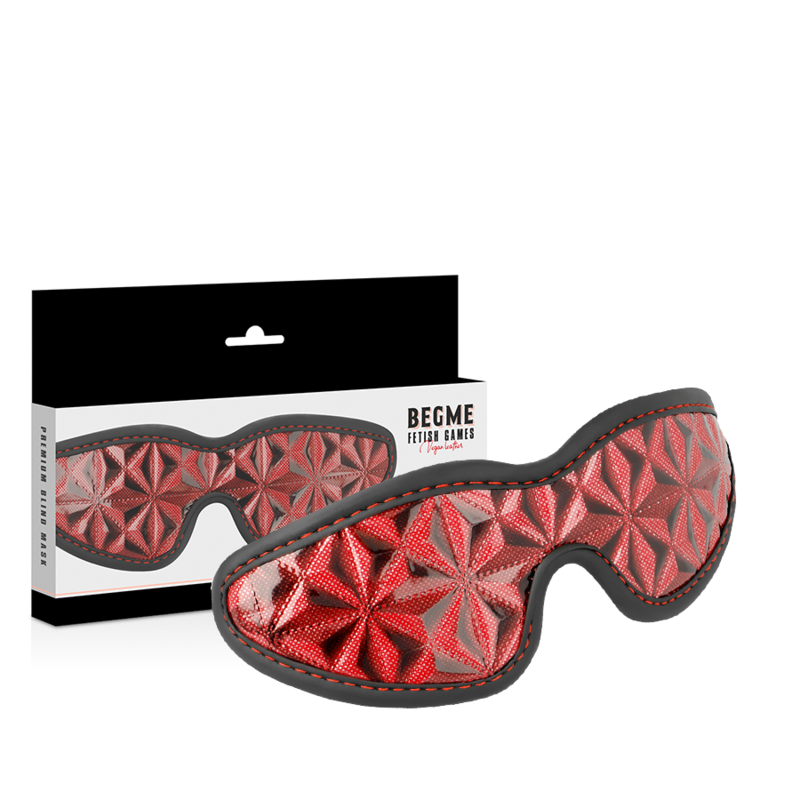 BEGME - RED EDITION PREMIUM BLIND MASKER MET NEOPREEN VOERING