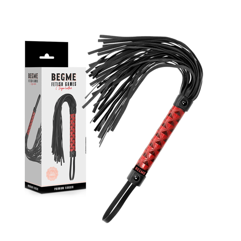BEGME - BROSSE POUR CUIR VEGAN ÉDITION ROUGE