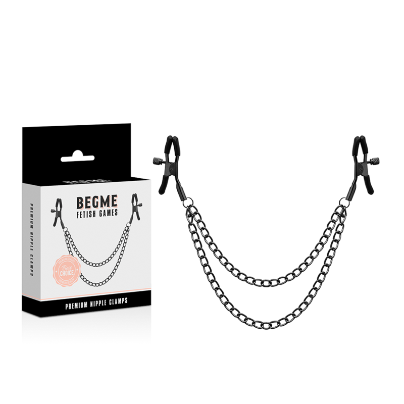 BEGME - RODE EDITIE TEPELKLEMMEN MET KETTING