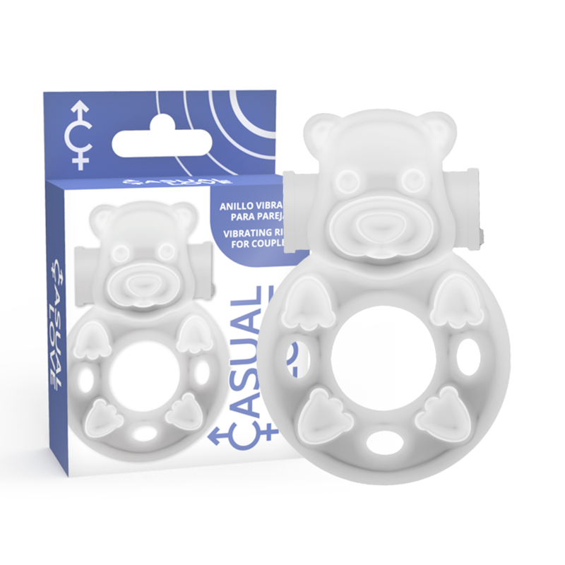 CASUAL LOVE - 26 TRANSPARENT SHAPE VIBRATOR RING