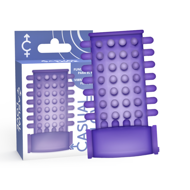 CASUAL LOVE - VIBRATEUR RING LILAS COUVERTURE PÉNIS