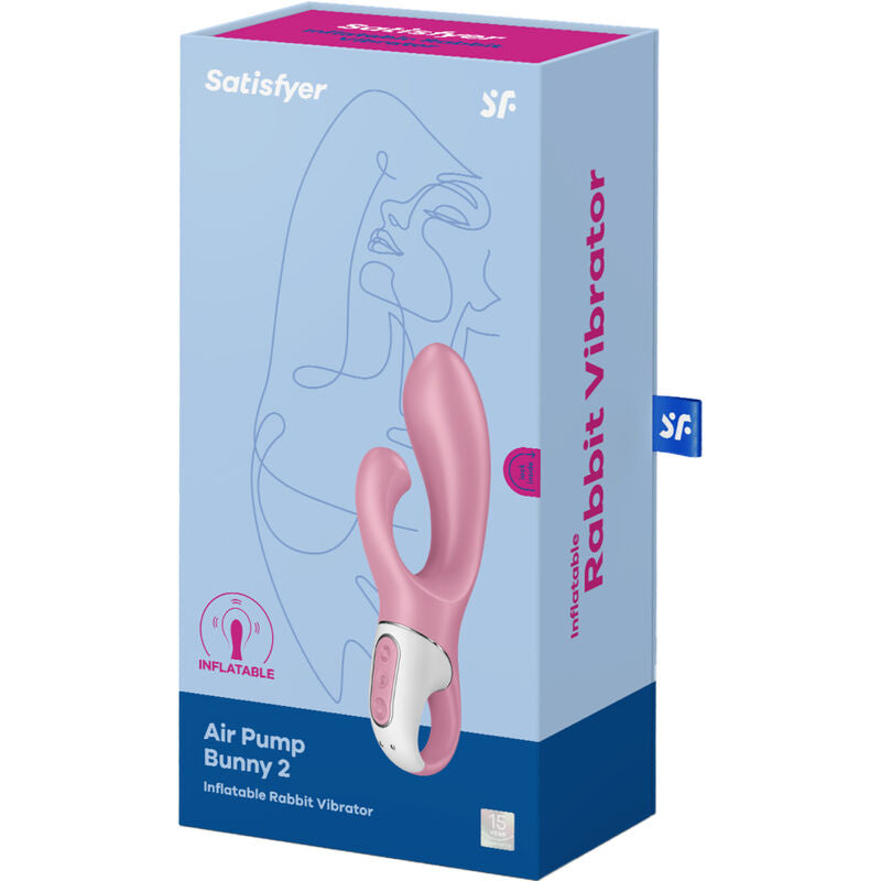 SATISFYER - LUCHTPOMP BUNNY 2 ROZE