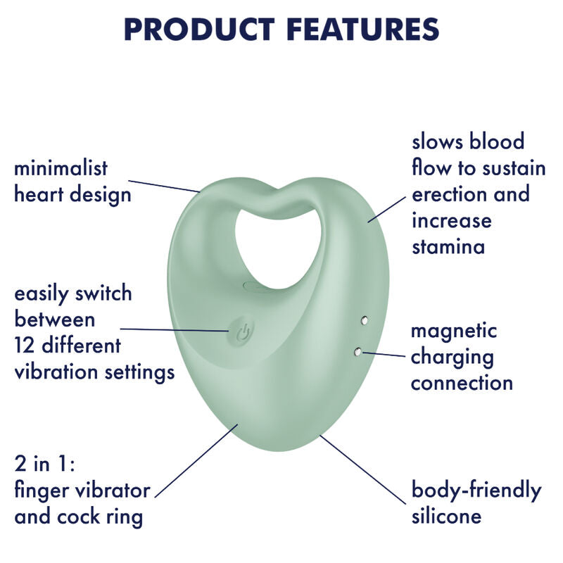 SATISFYER - PAIRE PARFAITE 3 VERTES