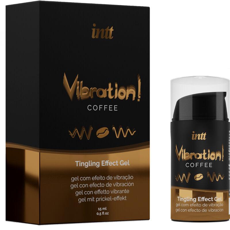 INTT - POWERFUL INTIMATE STIMULATING LIQUID VIBRATION GEL COFFEE 15ML