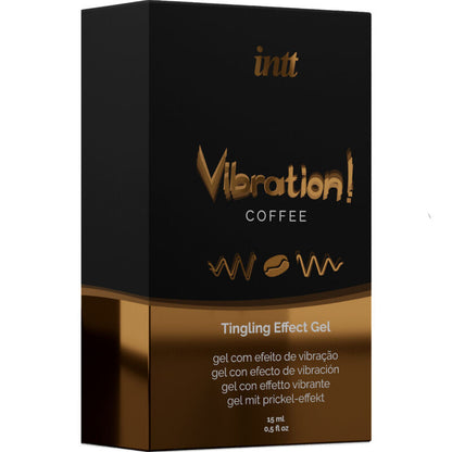 INTT - KRAFTVOLLES INTIMSTIMULIERENDES FLÜSSIGES VIBRATIONSGEL KAFFEE 15ML