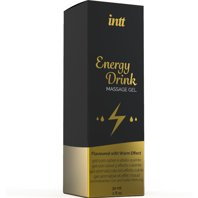 INTT MASSAGE &amp; ORALE SEX - MASSAGEGEL MET AROMATISCHE ENERGIEDRANK EN VERWARMEND EFFECT