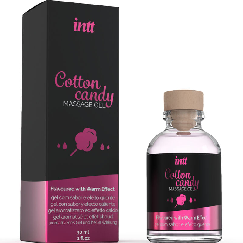 INTT MASSAGE &amp; ORAL SEX - MASSAGE GEL WITH CONFECTIONERY FLAVOR AND HEATING EFFECT