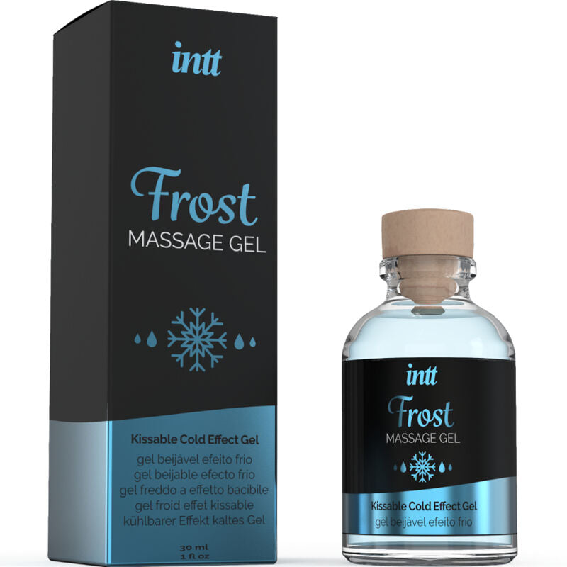 INTT MASSAGE &amp; ORAL SEX - MASSAGE GEL WITH MINT FLAVOR, INTENSIVE COLD EFFECT