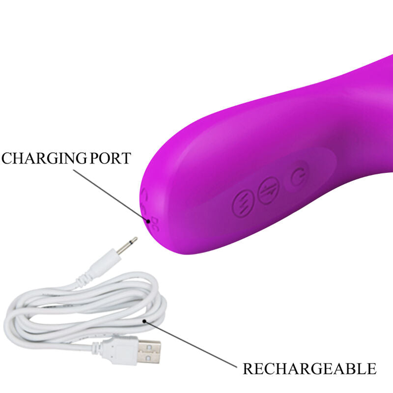PRETTY LOVE - REESE VIBRATOR MET PAARSE ROTATIE