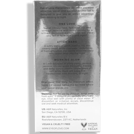 EYE OF LOVE - Parfum EOL PHR 10 ML COFFRET/3 - ÉCLAT DU MATIN, ONE LOVE, AFTER DARK