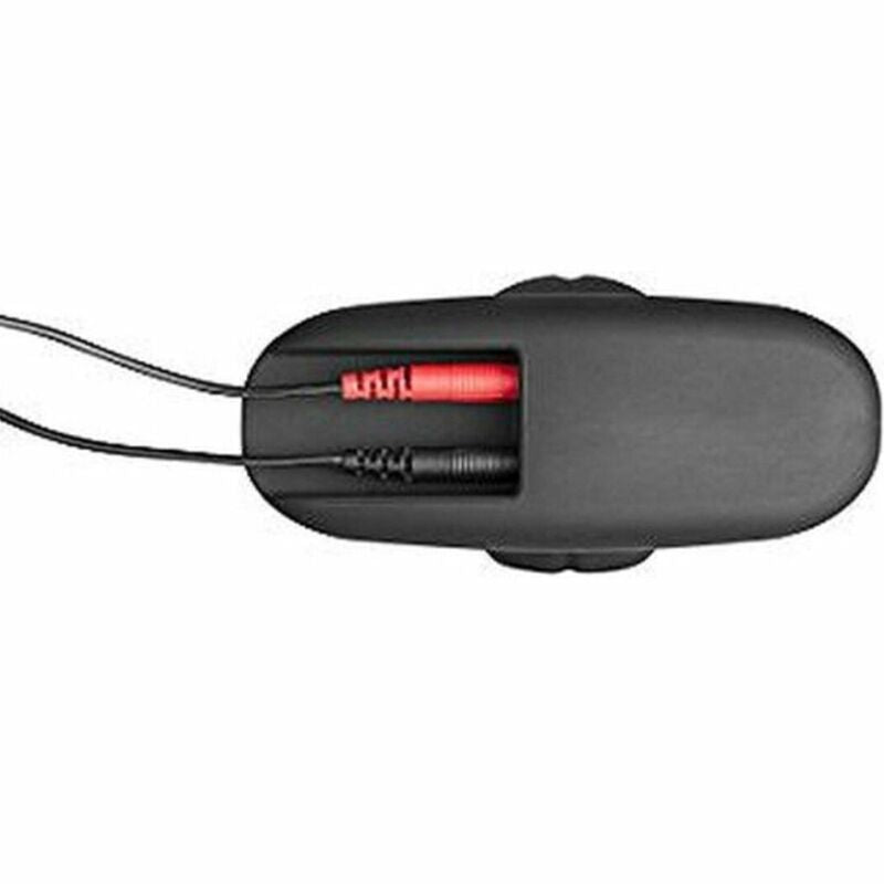 ELECTRASTIM - PLUG ANAL ROCKER NOIR EN SILICONE GRAND FORMAT