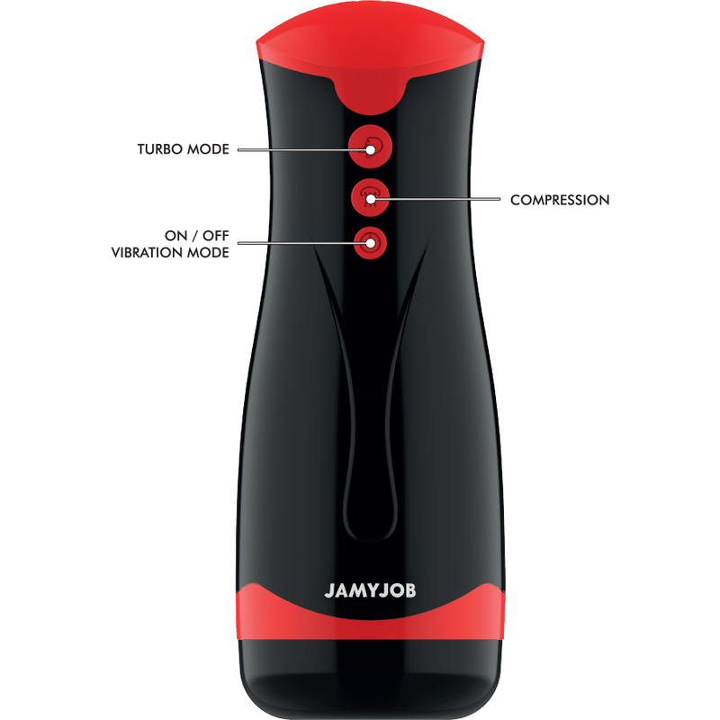 JAMYJOB - MASTURBATEUR À COMPRESSION ET VIBRATION JANGO