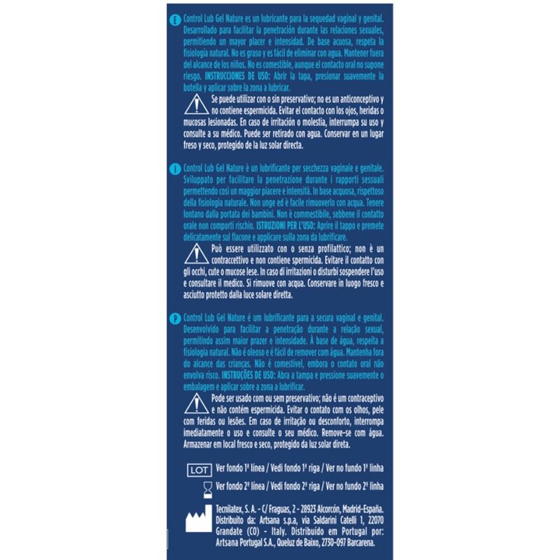 CONTROL - LUB LUBRIFIANT NATUREL 75 ML