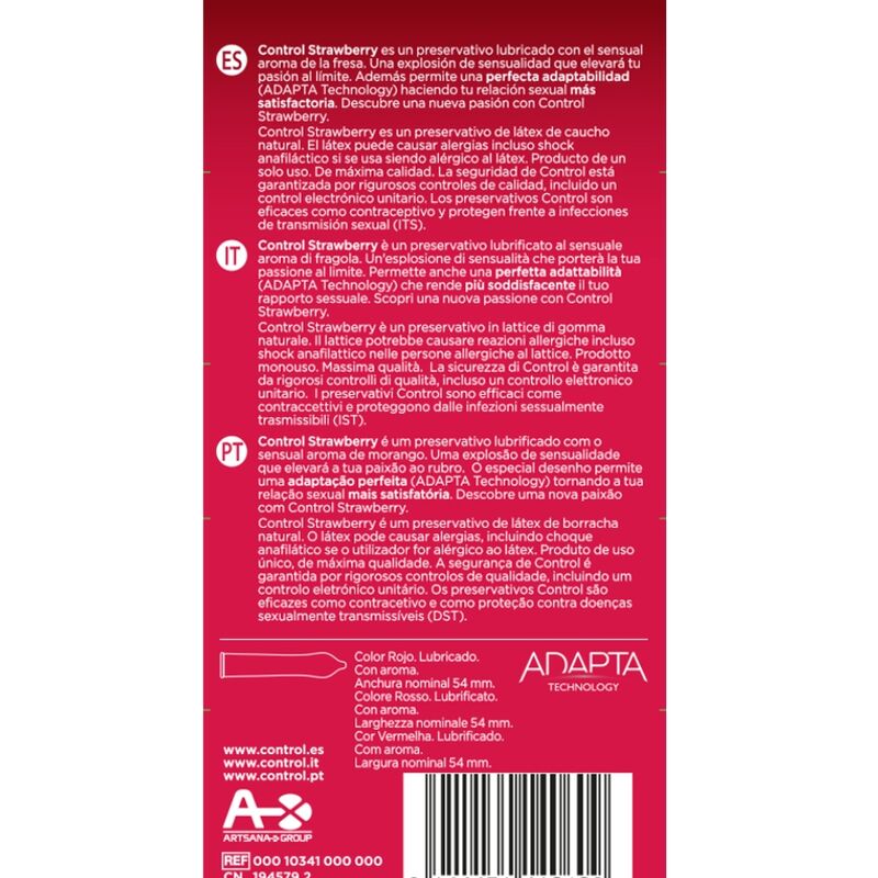CONTROL - ADJUSTS STRAWBERRY 12 UNITS