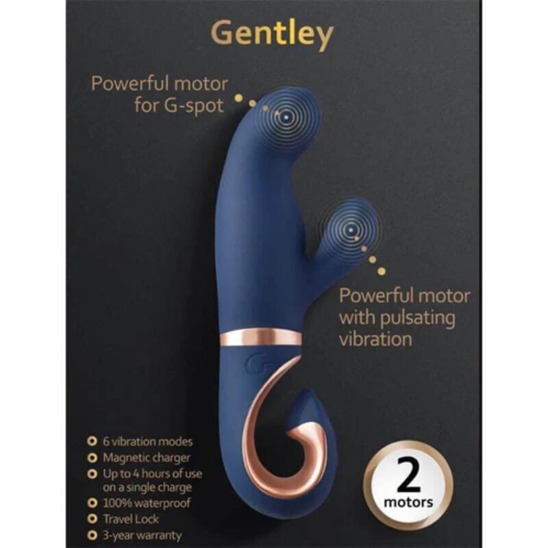 G-VIBE - Vibromasseur doux pour point G Bleu Caraïbes