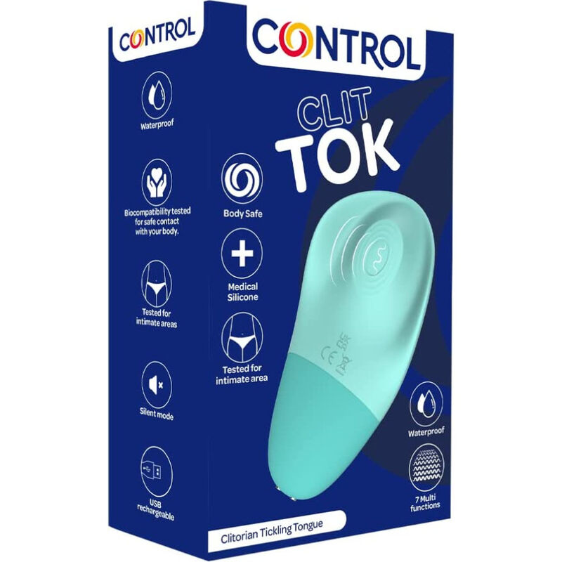 CONTROL - CLIT TOK OPLAADBARE CLITORISCHE STIMULATOR TONG