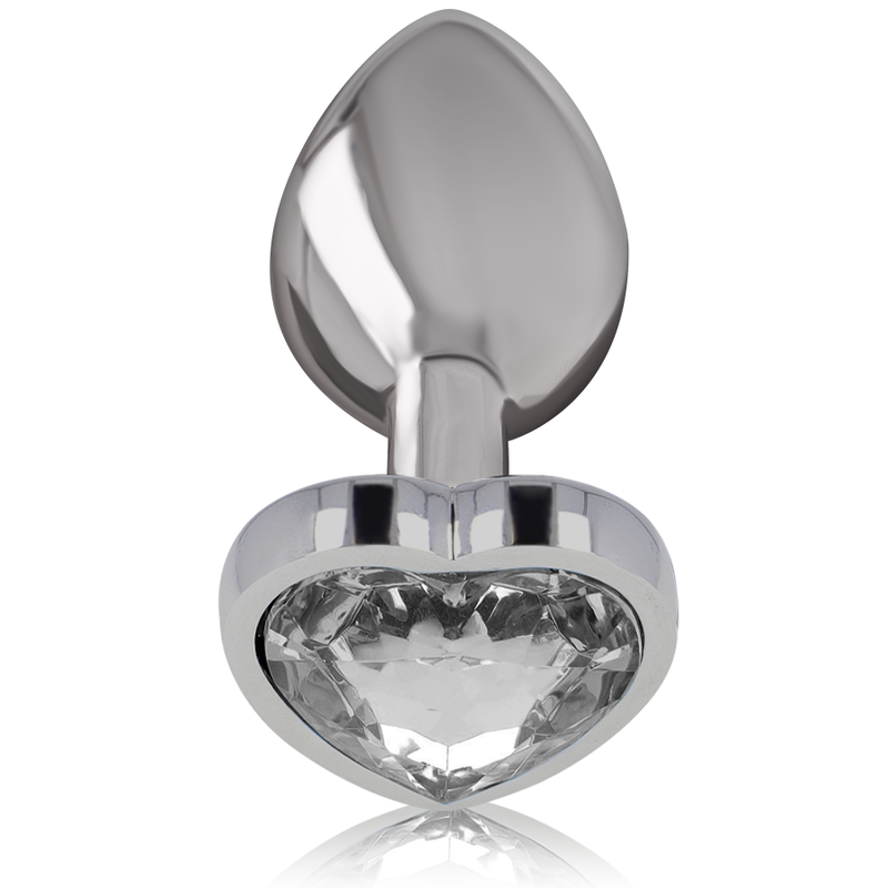 INTENSE - WITTE HART ALUMINIUM METALEN ANAAL PLUG MAAT S