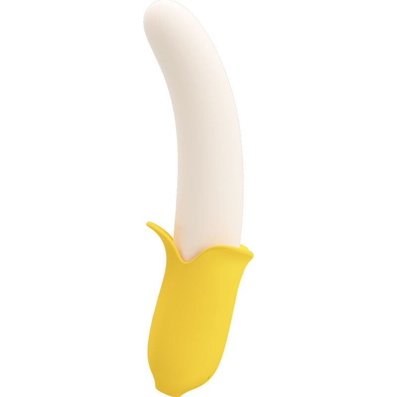PRETTY LOVE - BANANA GEEK SUPER POWER 7 VIBRATIONS UP&amp;DOWN SILICONE NOIR