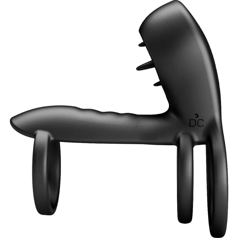 PRETTY LOVE - MANCHONS PÉNIS JAMMY 12 VIBRATIONS AVEC LANGUE EN SILICONE RECHARGEABLE