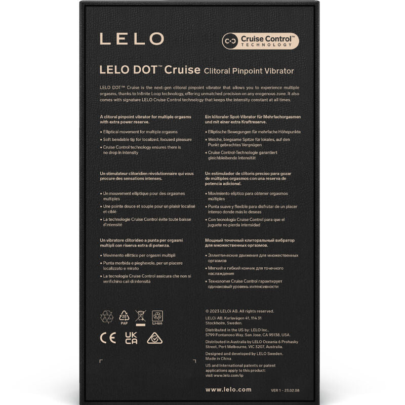 LELO - DOT CRUISE CLITORIST STIMULATOR OKER ORANJE